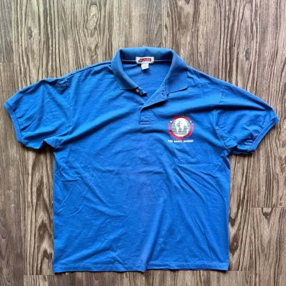 Vintage 80s Jerzees American International Services Shirt ‘We Save Lives’